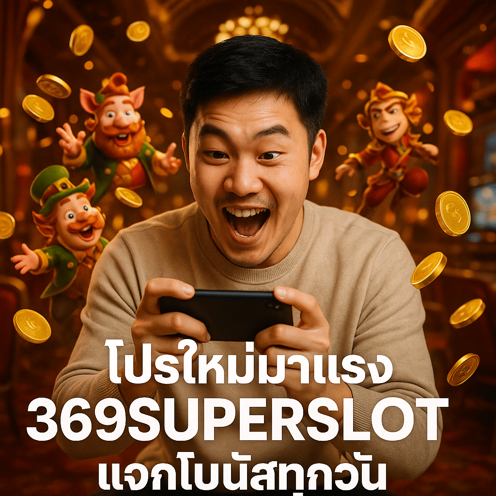 สมัคร 369SUPERSLOT รับโบนัสแรกเข้าฟรี